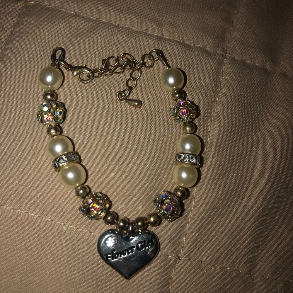 Flower girl bracelet